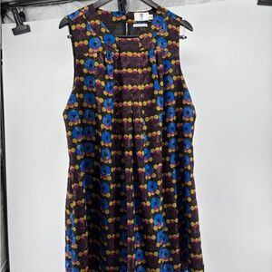 Anna Sui for Target Blue and black Floral  Dress size 1X